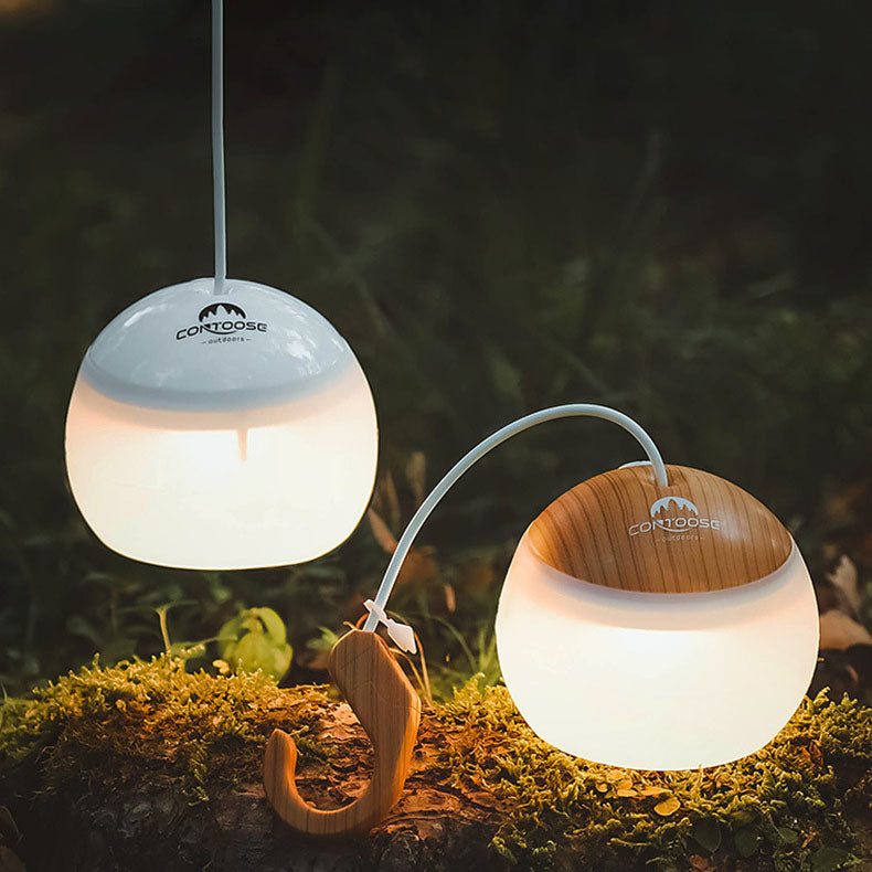 Draagbare USB LED Buitenlamp – Hanglamp met Haak en 12 Uur Brandtijd