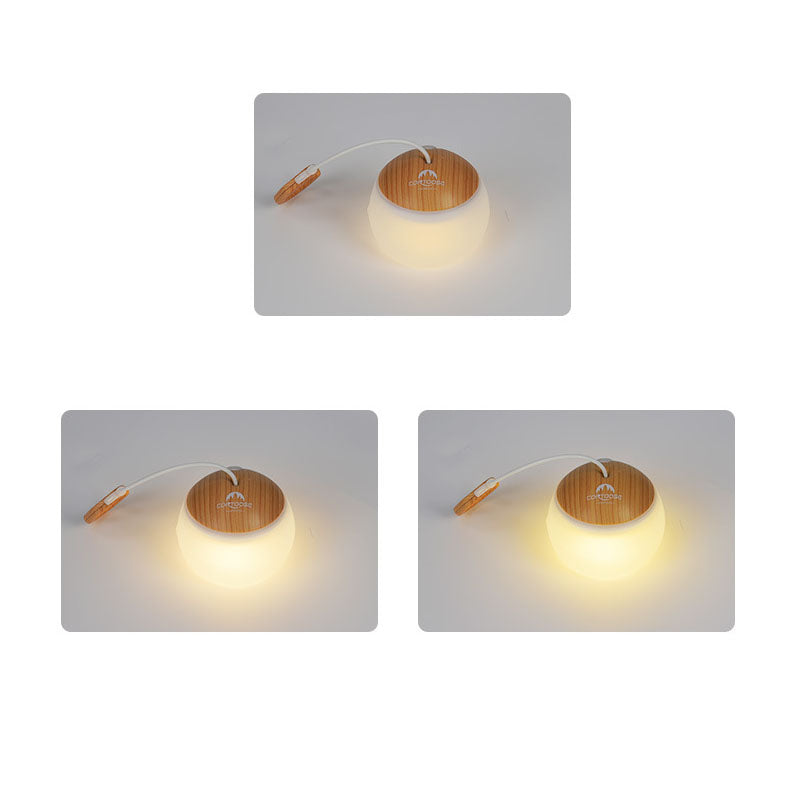Draagbare USB LED Buitenlamp – Hanglamp met Haak en 12 Uur Brandtijd