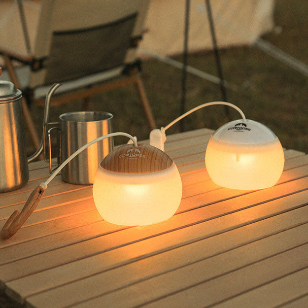 Draagbare USB LED Buitenlamp – Hanglamp met Haak en 12 Uur Brandtijd