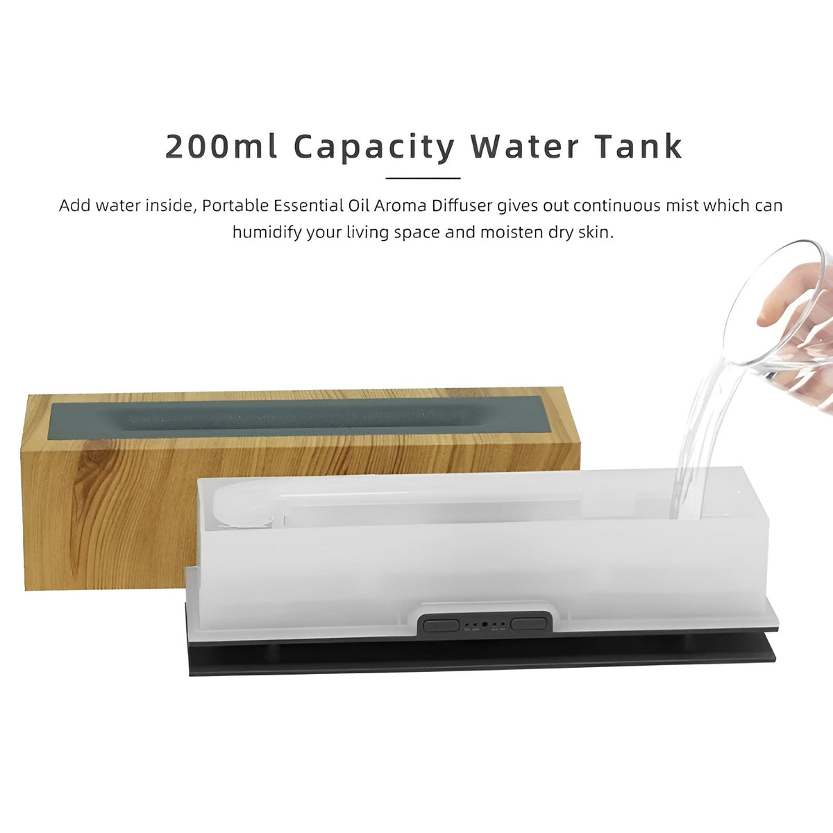 Flame Effect Aroma Diffuser Humidifier