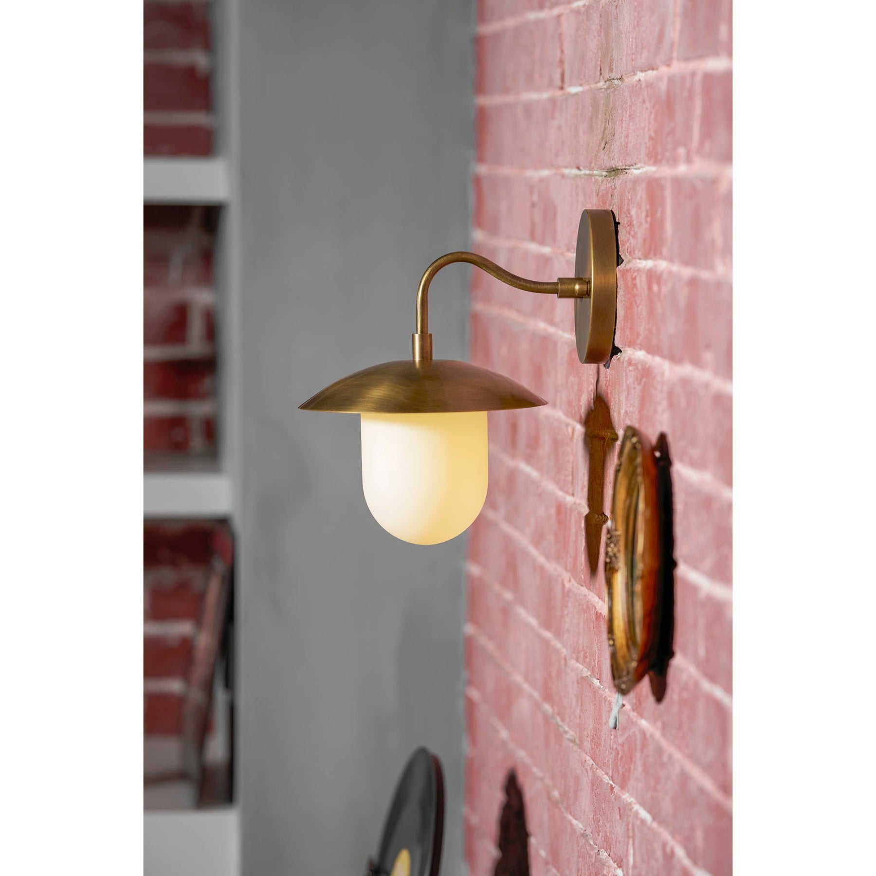 Modern Brass Wall Light