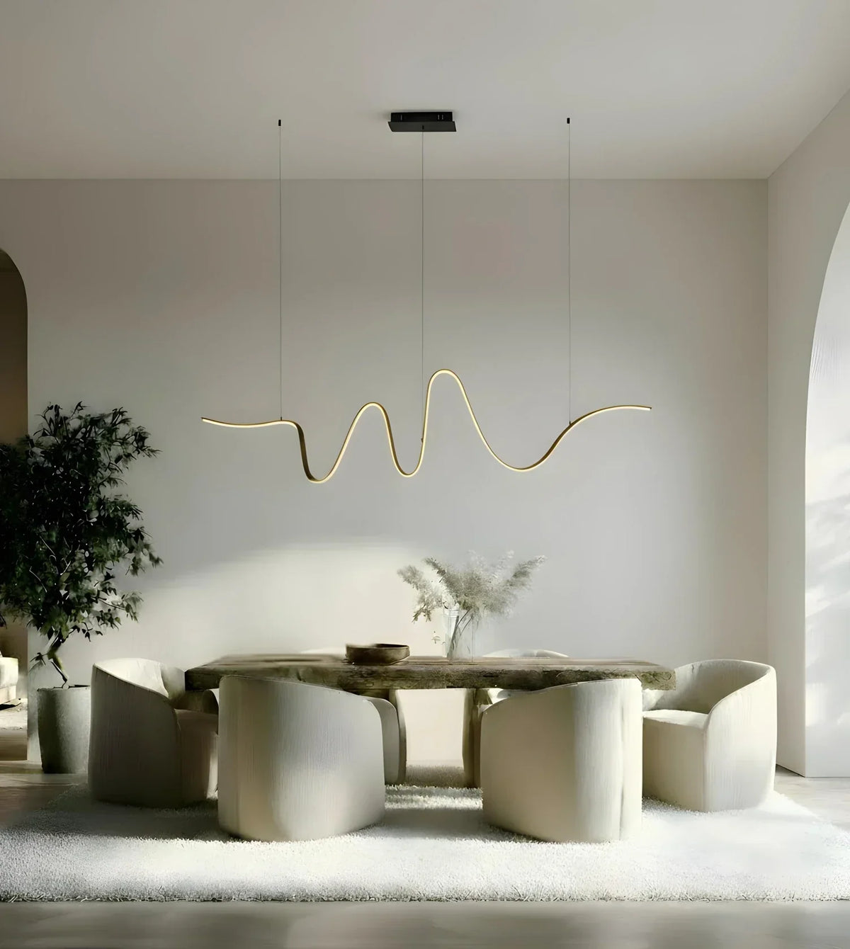 Estella Dimmable Aluminium Ceiling Light