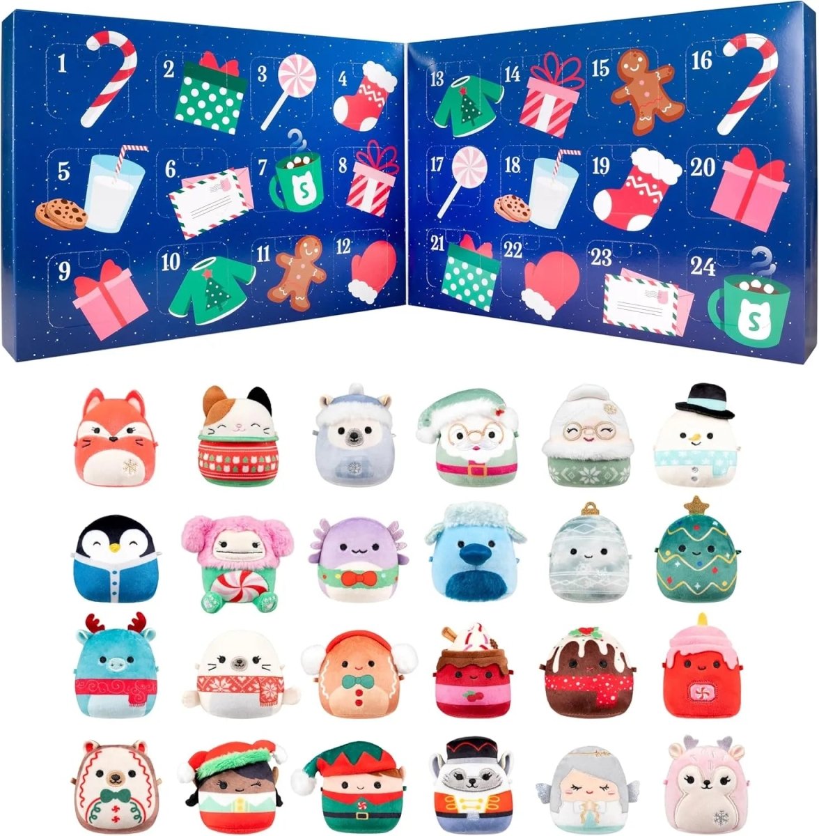 Christmas Advent Calendar with 24 Mini Figures