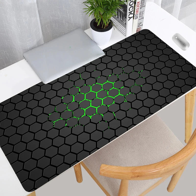 Gaming Mouse Pad, Hexagon Design, Smooth Surface, Precision Control