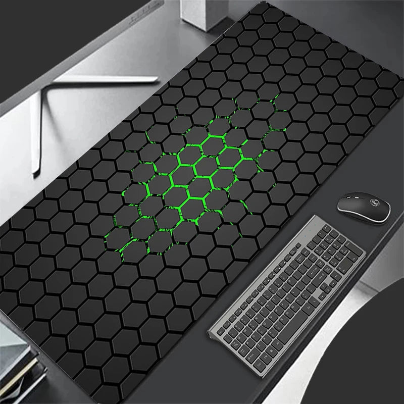 Gaming Mouse Pad, Hexagon Design, Smooth Surface, Precision Control