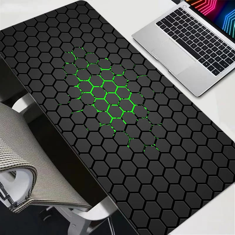 Gaming Mouse Pad, Hexagon Design, Smooth Surface, Precision Control
