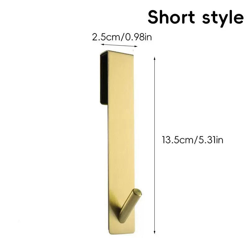 Over-Glass Shower Door Hooks in Stainless Steel