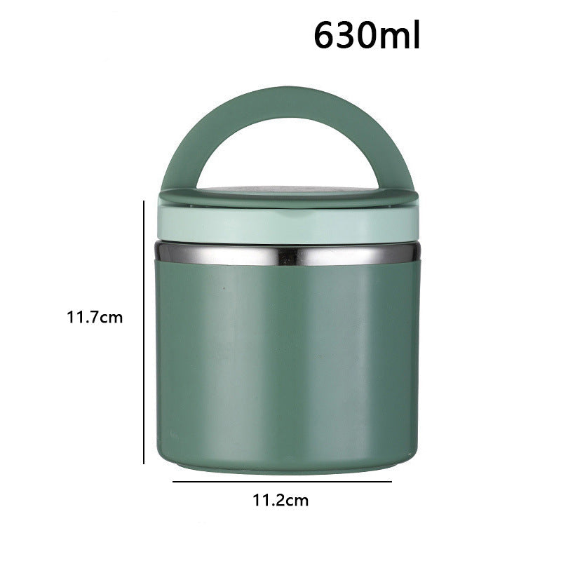 Insulated Stainless Steel Lunch Pot with Leak-Proof Lid