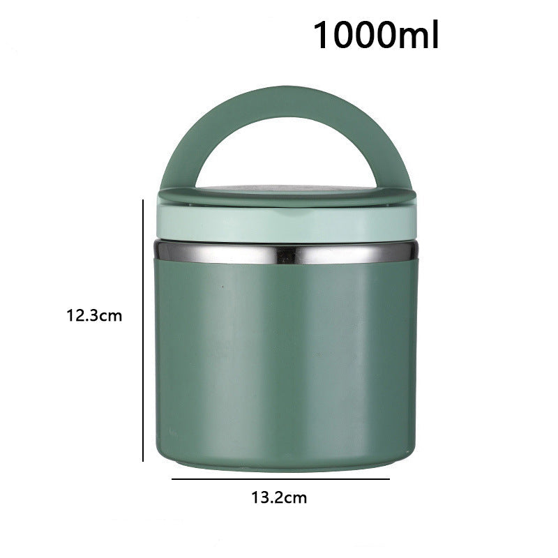 Insulated Stainless Steel Lunch Pot with Leak-Proof Lid