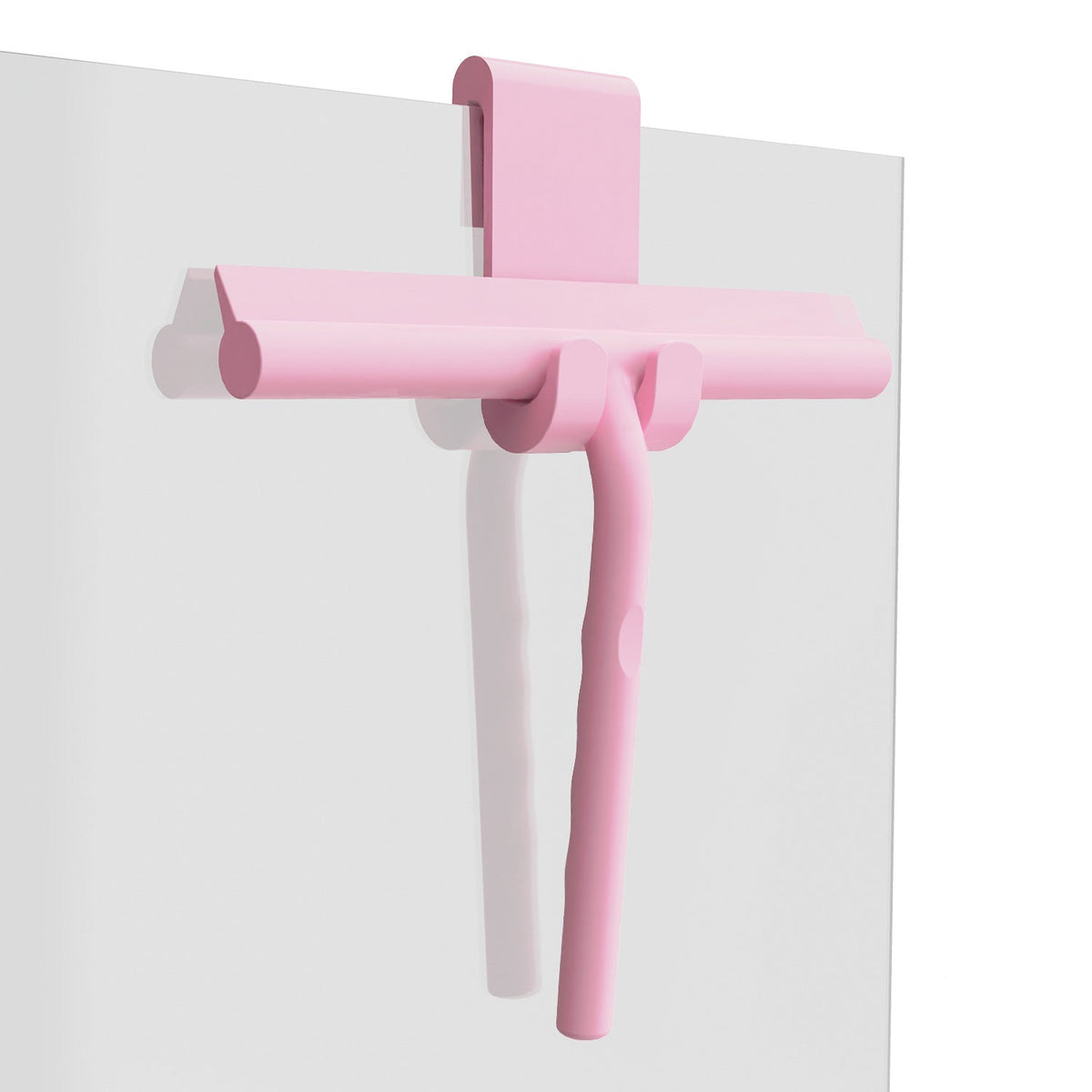 Shower Squeegee with Hook - Silicone Coated, 21cm