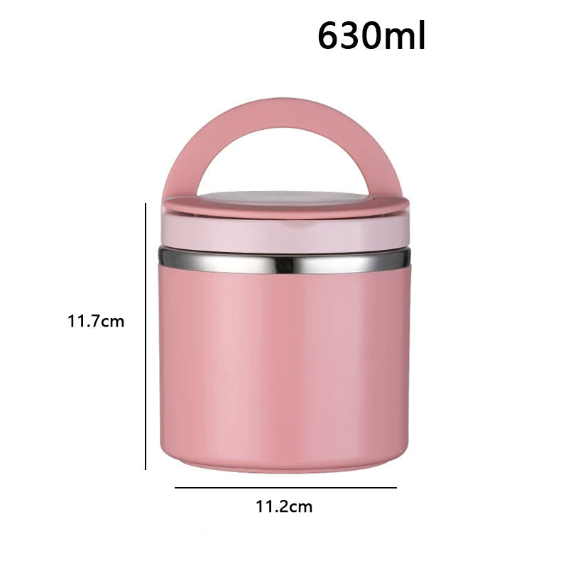 Insulated Stainless Steel Lunch Pot with Leak-Proof Lid