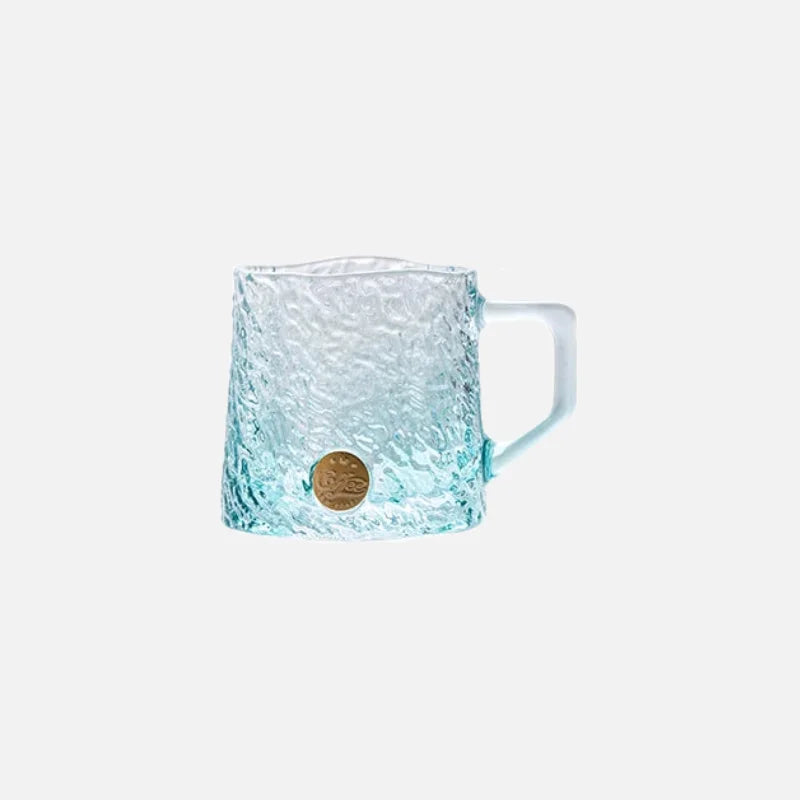 Glacier Ripple Glass Mug