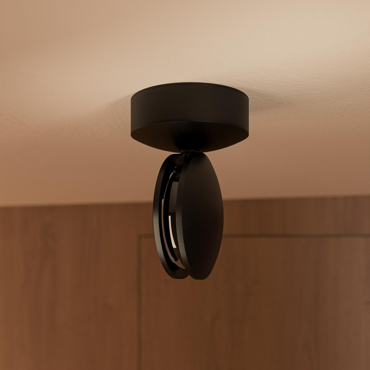 Spectra White Aluminium Ceiling Light