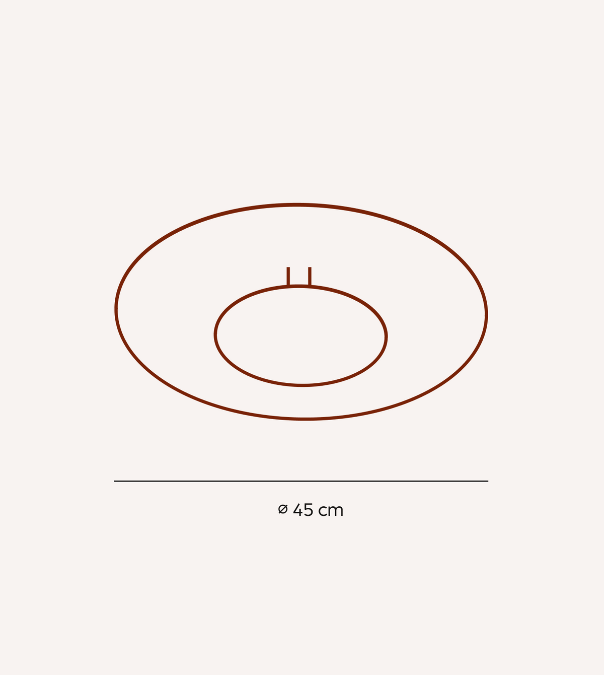 Tulio White Ceiling Light