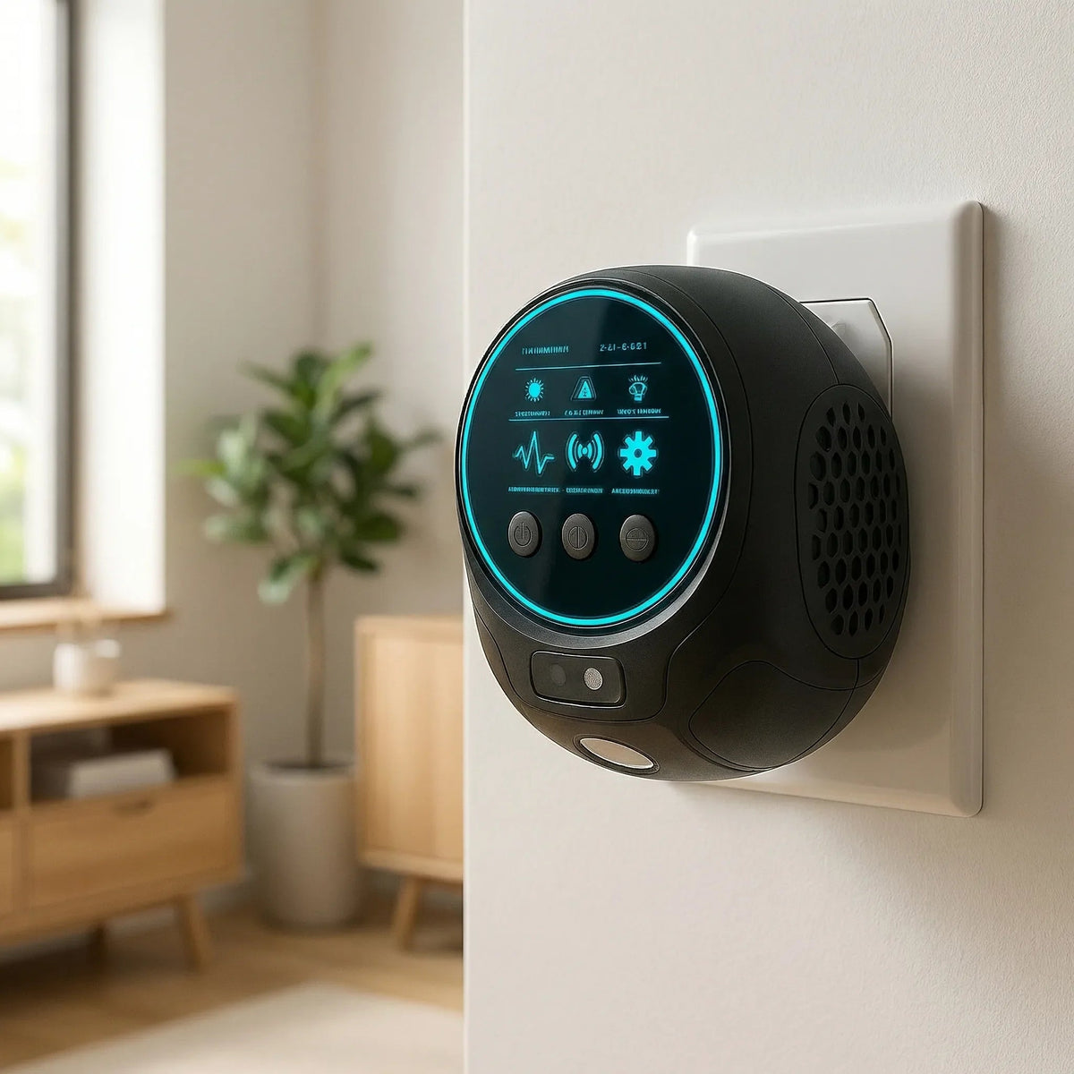 Ultrasonic Pest Repeller Plug In 4 Speaker High Frequency Device