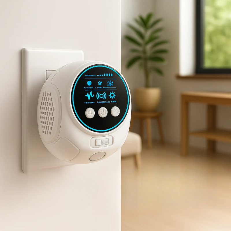 Ultrasonic Pest Repeller Plug In 4 Speaker High Frequency Device
