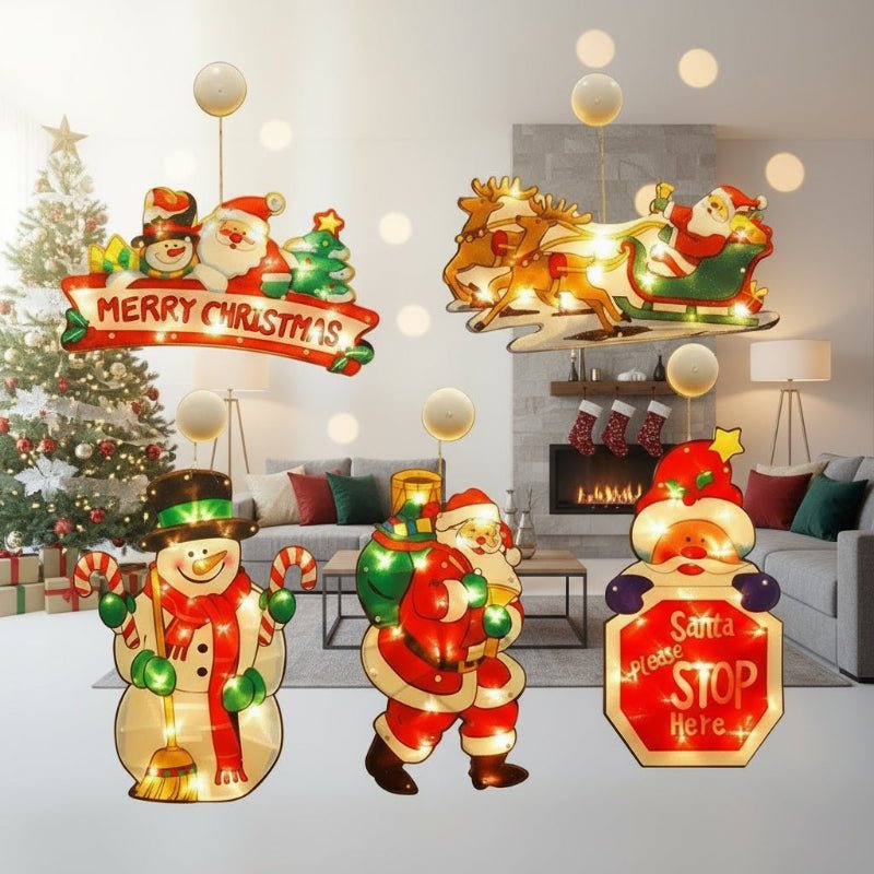 LED Christmas Window Light Decoration