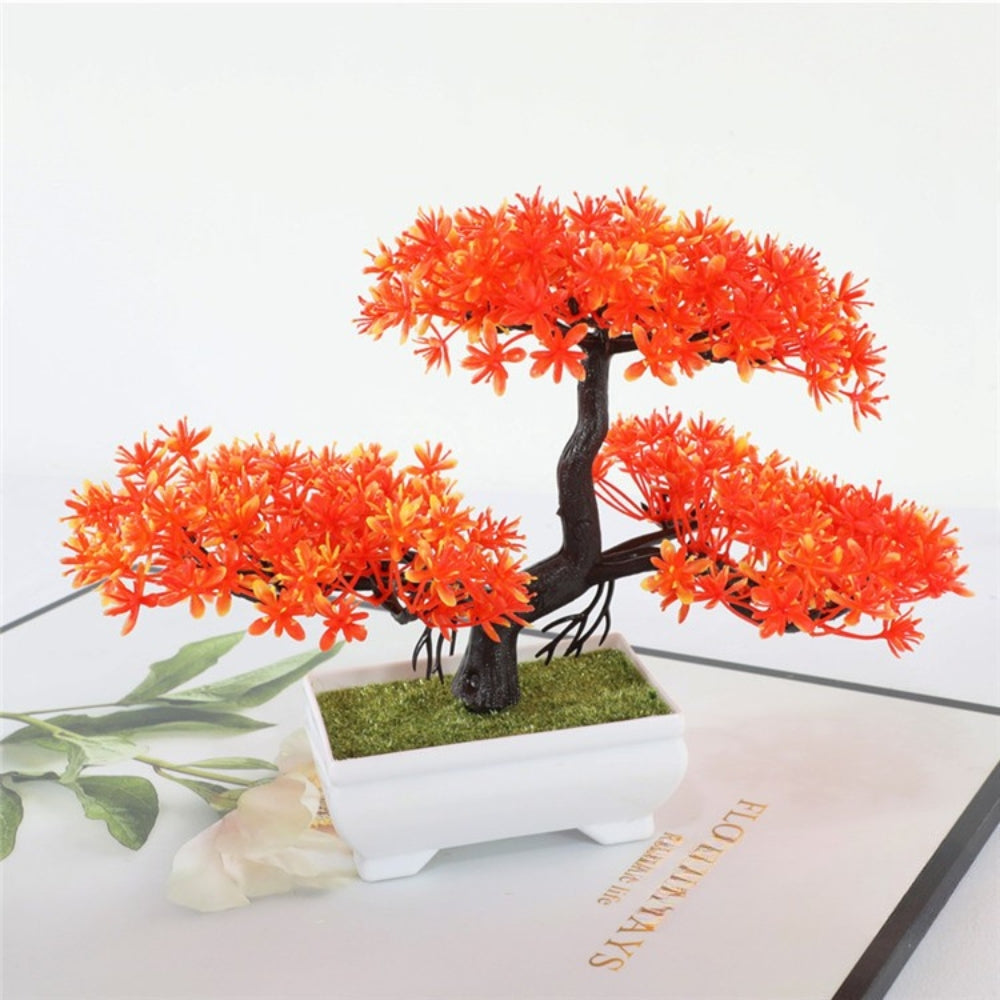 Yuriko Mini Artificial Bonsai Tree Desk Decor