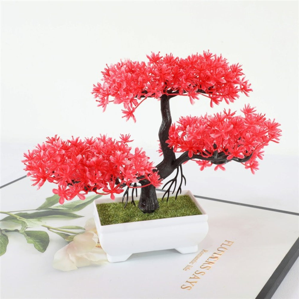 Yuriko Mini Artificial Bonsai Tree Desk Decor