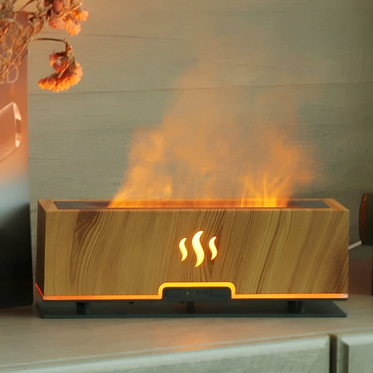 Flame Effect Aroma Diffuser Humidifier
