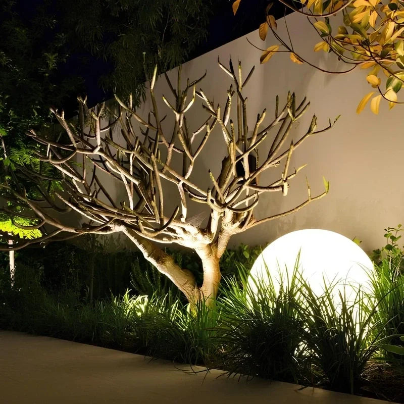 Bolvormige LED Tuinlamp voor Buiten met 16 Kleuren & Afstandsbediening