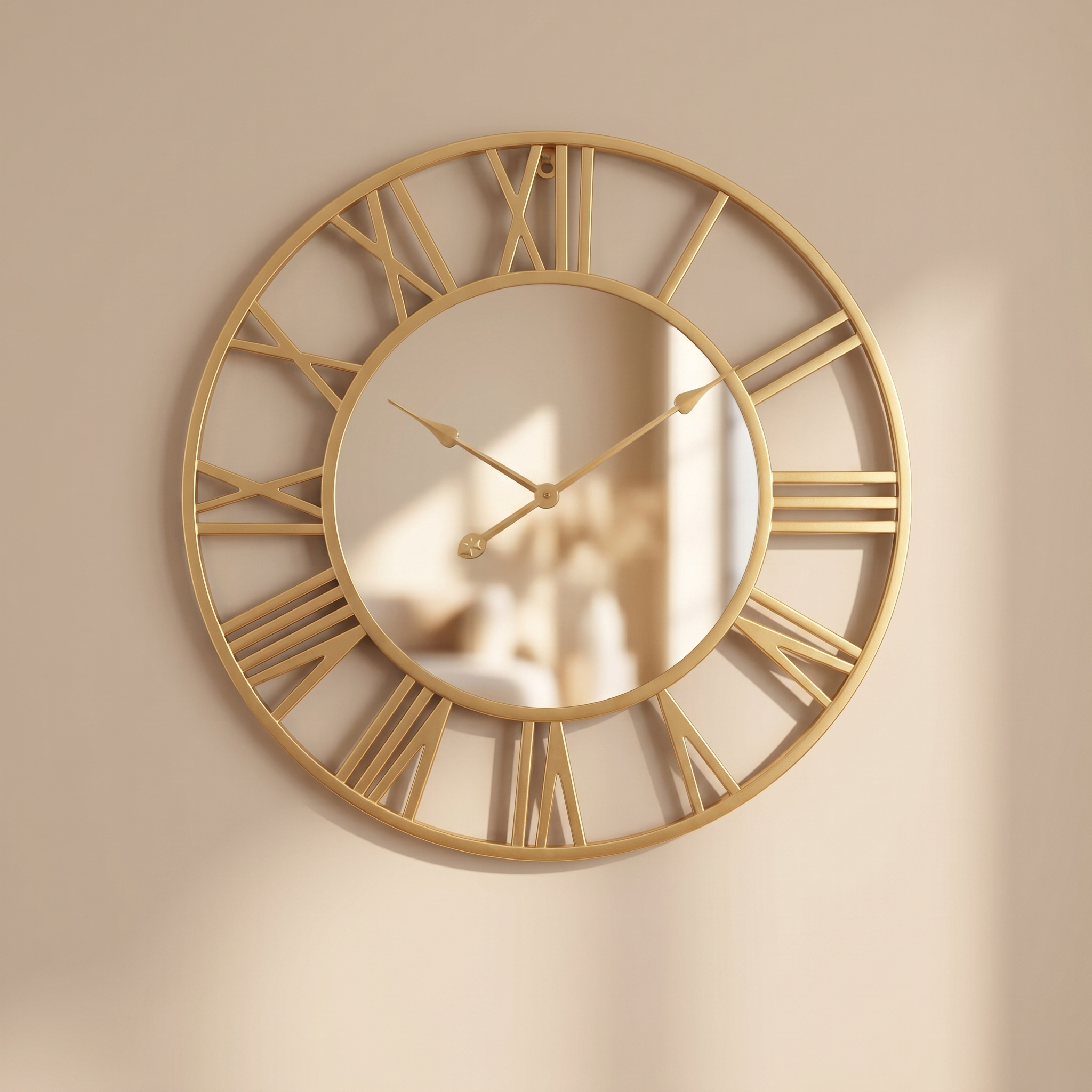 Mirror Wall Clock