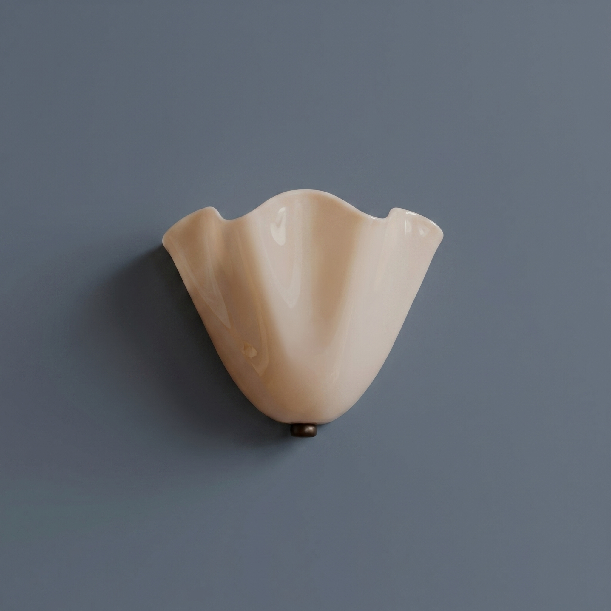 Vintage Glass Shell Wall Lamp