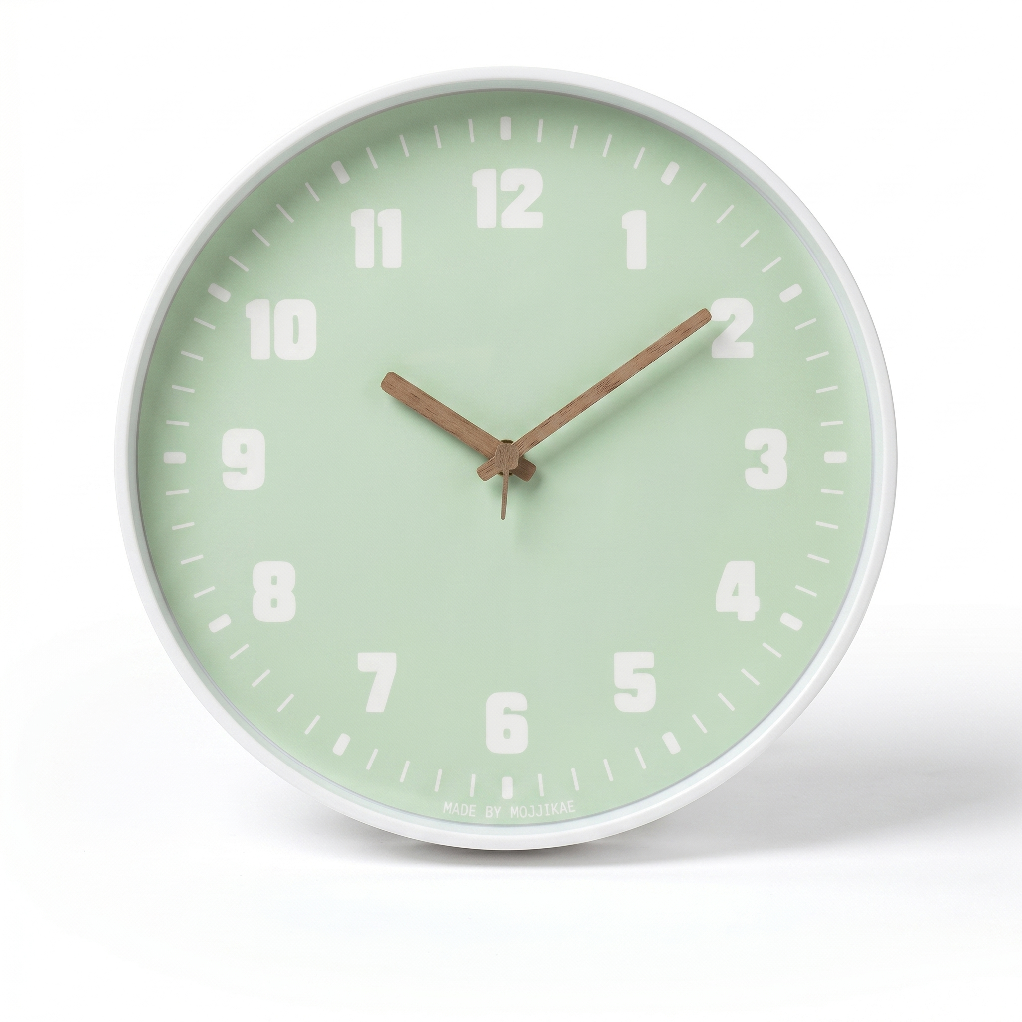 Modern Bamboo Wall Clock Circular Design