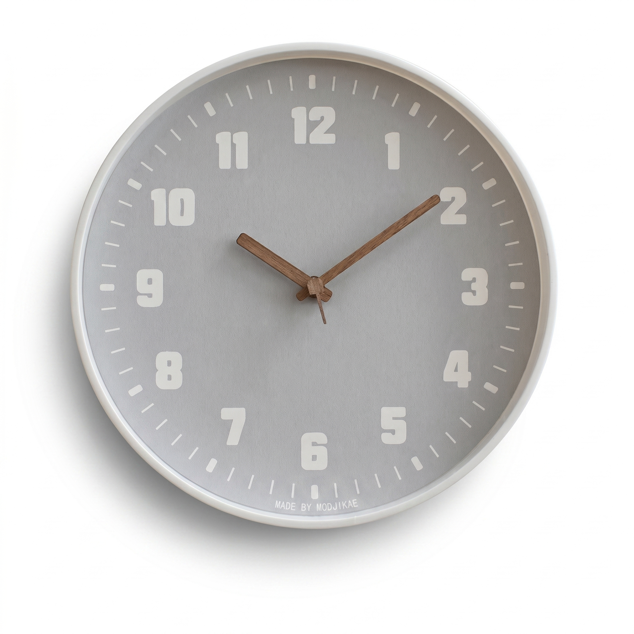Modern Bamboo Wall Clock Circular Design