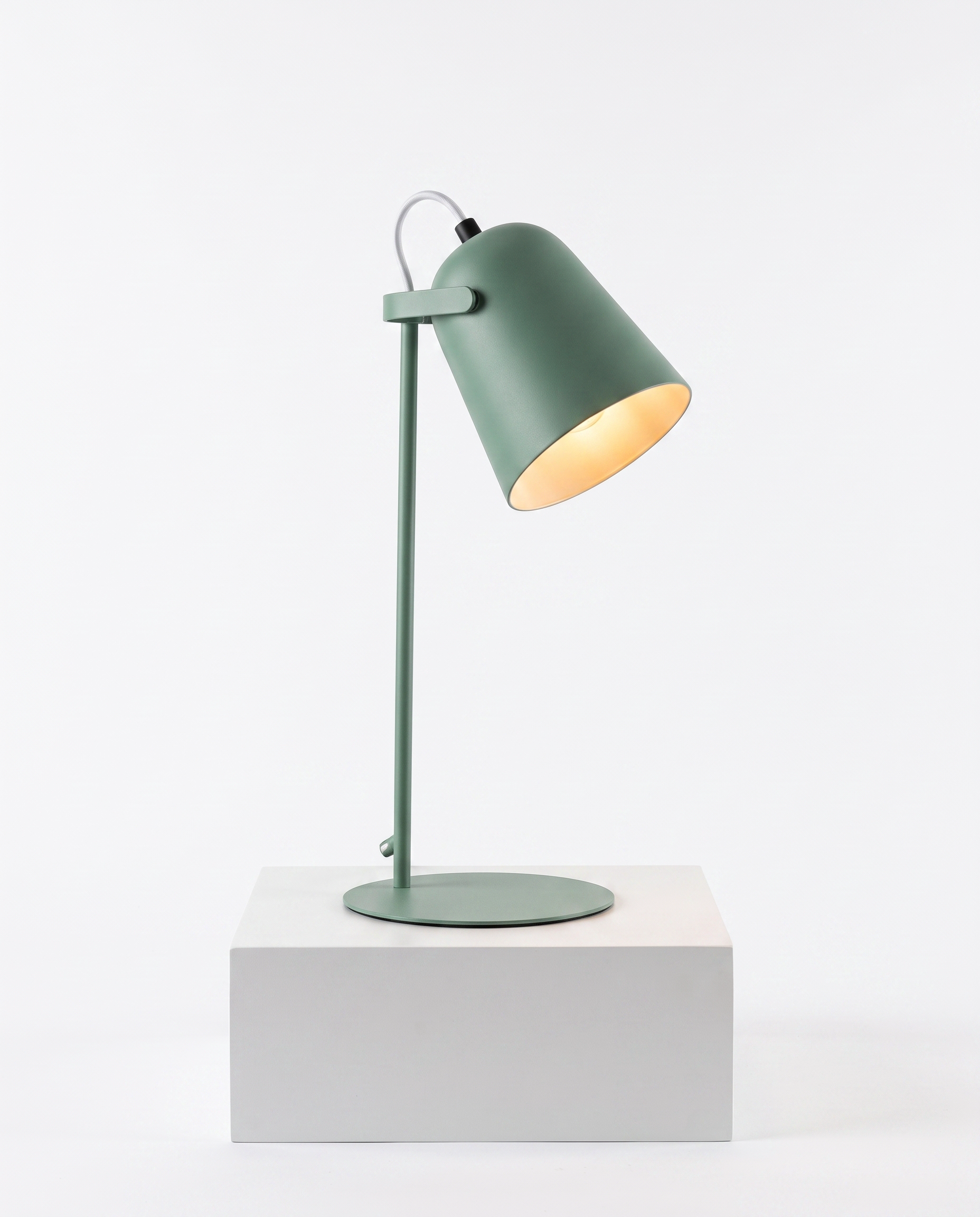Nordic Desk Lamp Adjustable Shade | Soft Eye Friendly Light | Reading Lamp for Study and Kids Room,