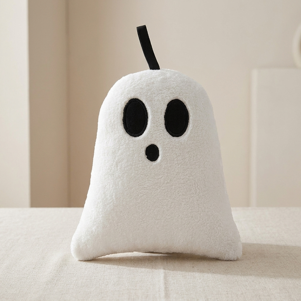 Ghost Hand Towel Halloween Decorative Hand Towel for Kitchen Bathroom