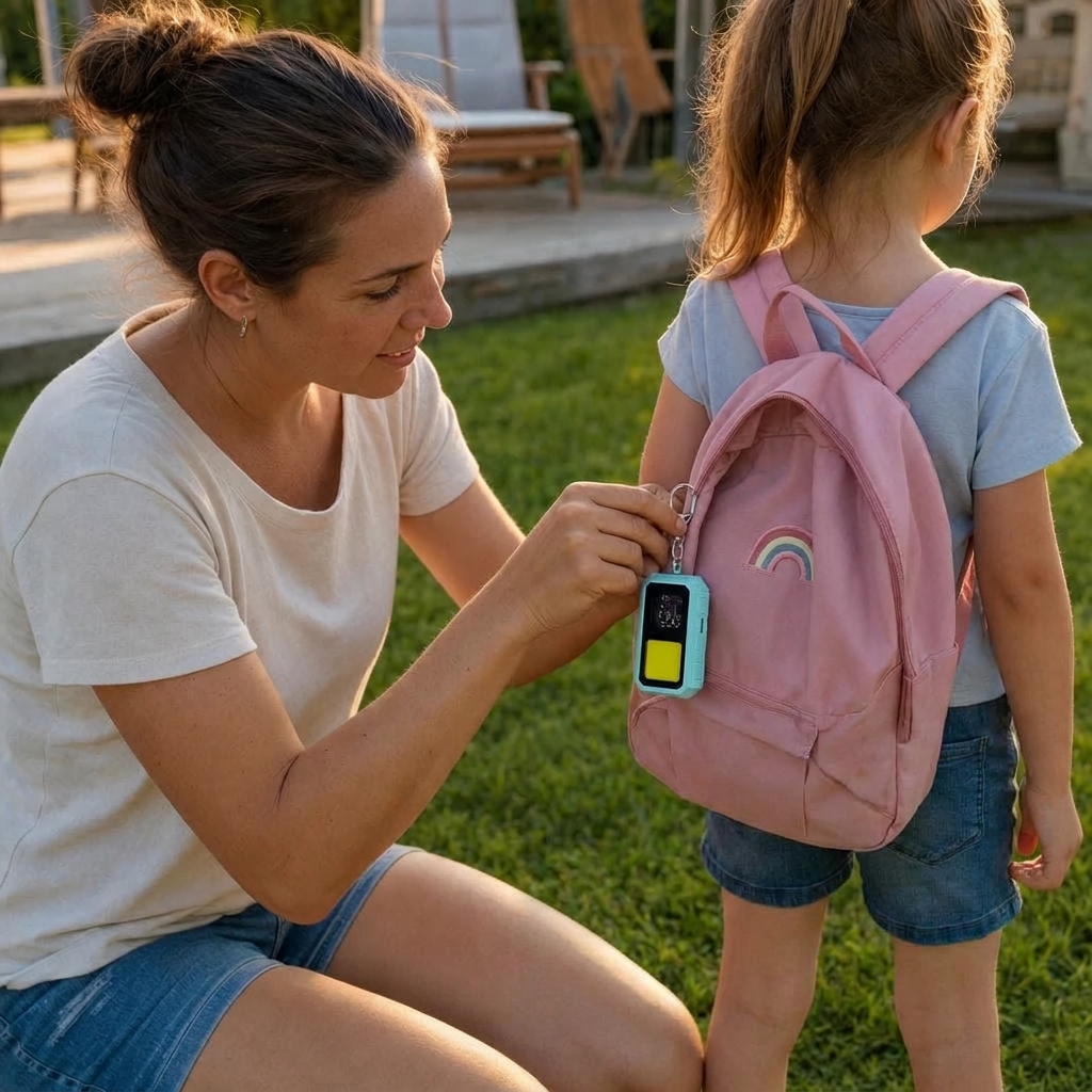 Ultrasonic Mosquito Repellent Clip USB Rechargeable with LED Light