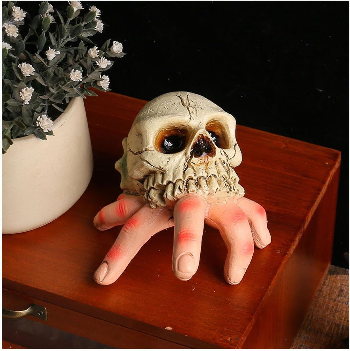 Halloween Skull Hand Decoration Garden Ornament