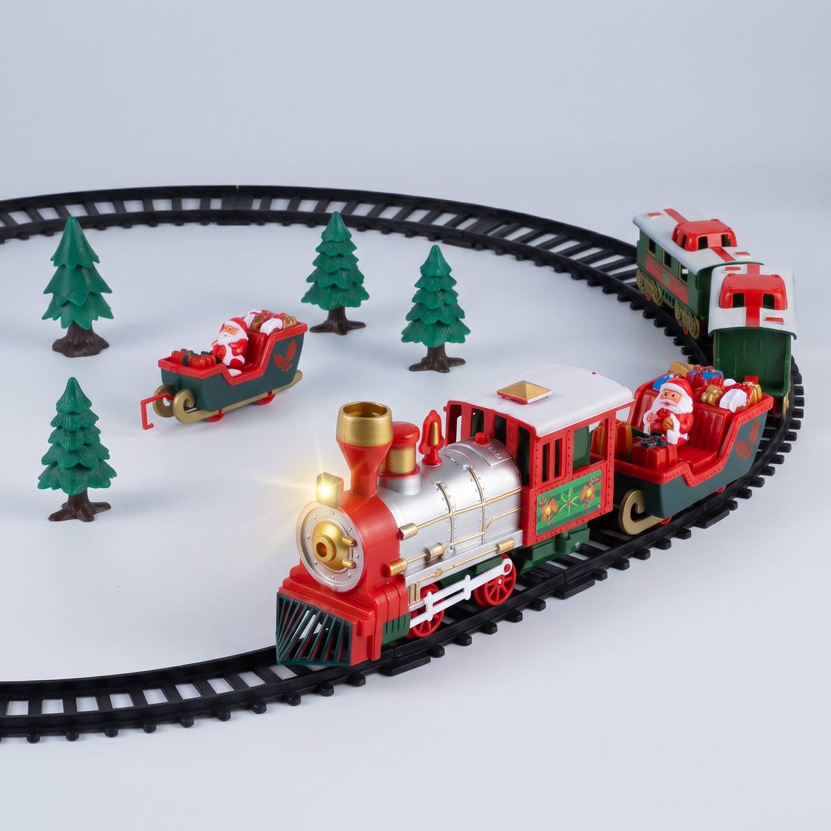 Christmas Train Set with Light and Sound