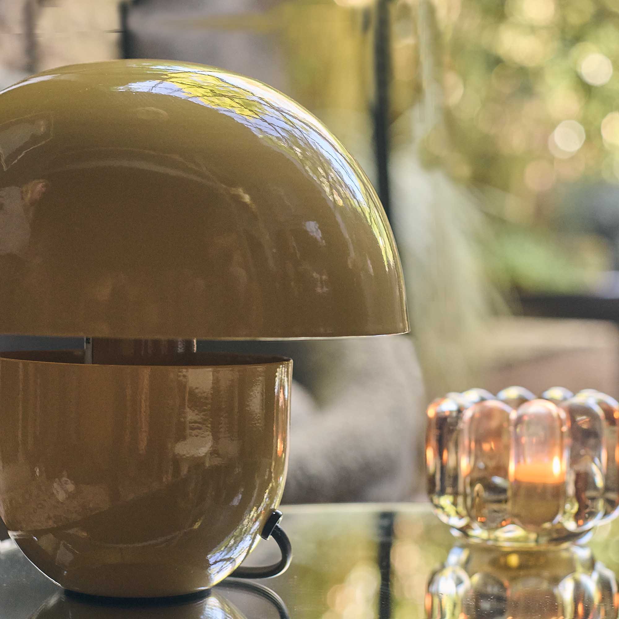 Lennon Metal Table Lamp, Flax