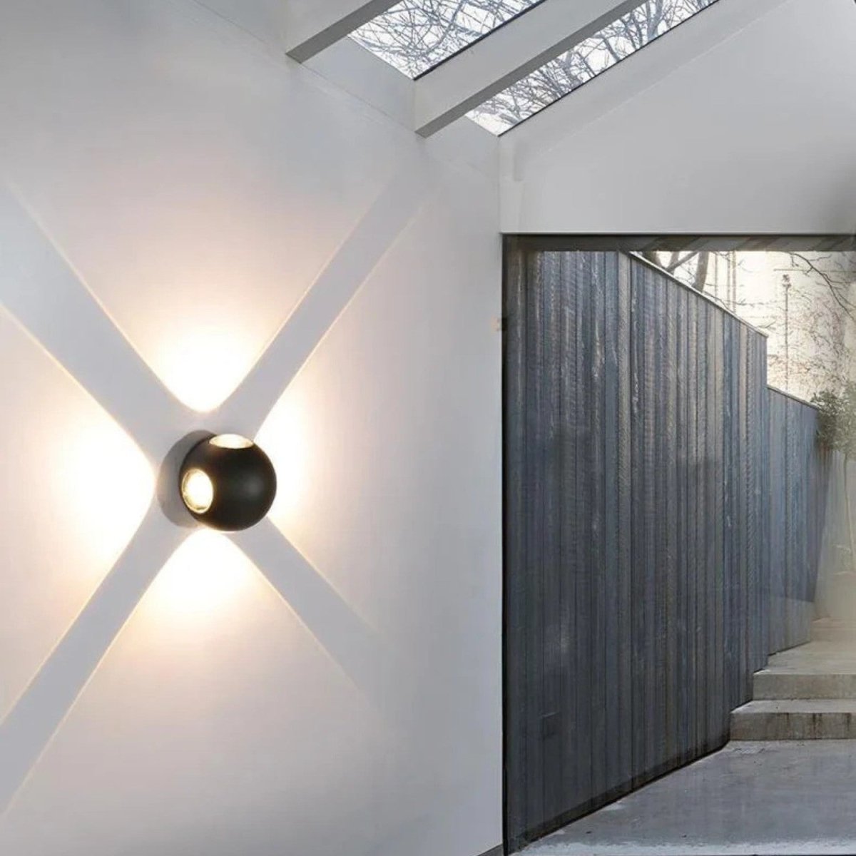 Beam Matte Black Wall Light