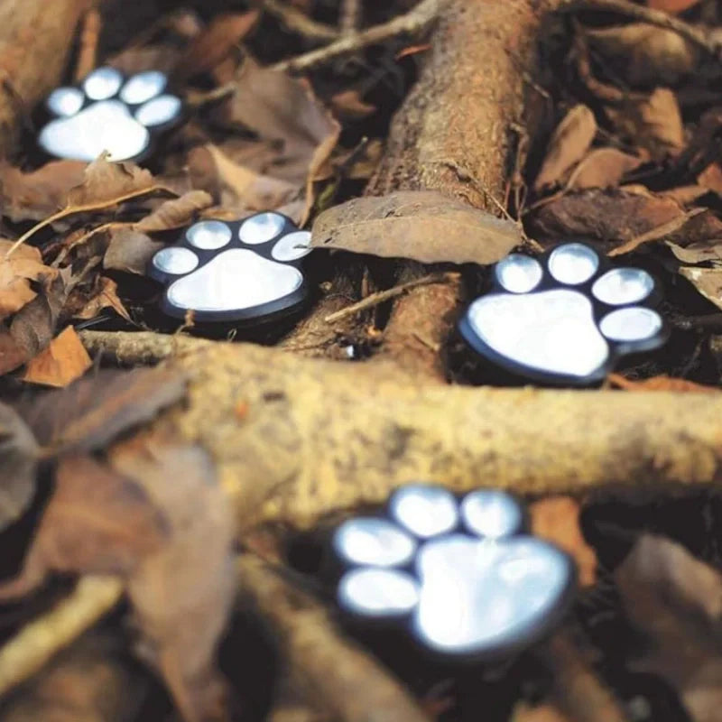Solar Pootafdruk Lamp – Gezellige Tuinverlichting voor Dierenliefhebbers