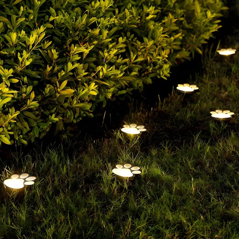 Solar Pootafdruk Lamp – Gezellige Tuinverlichting voor Dierenliefhebbers