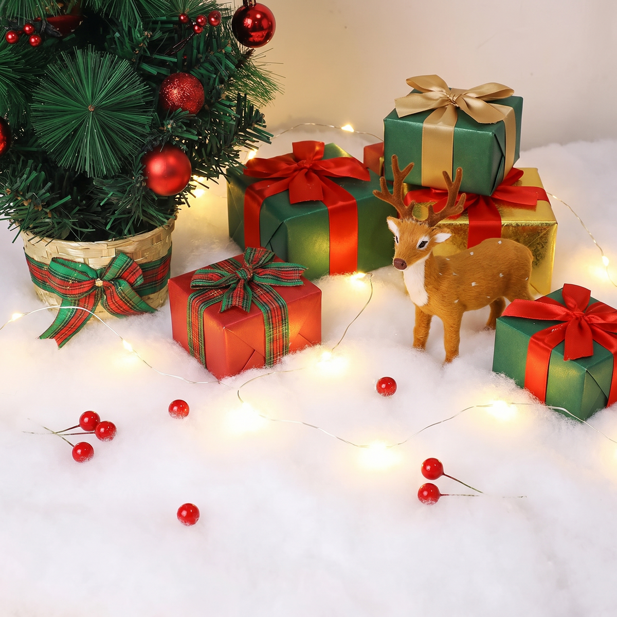 Soft Artificial Snow Blanket