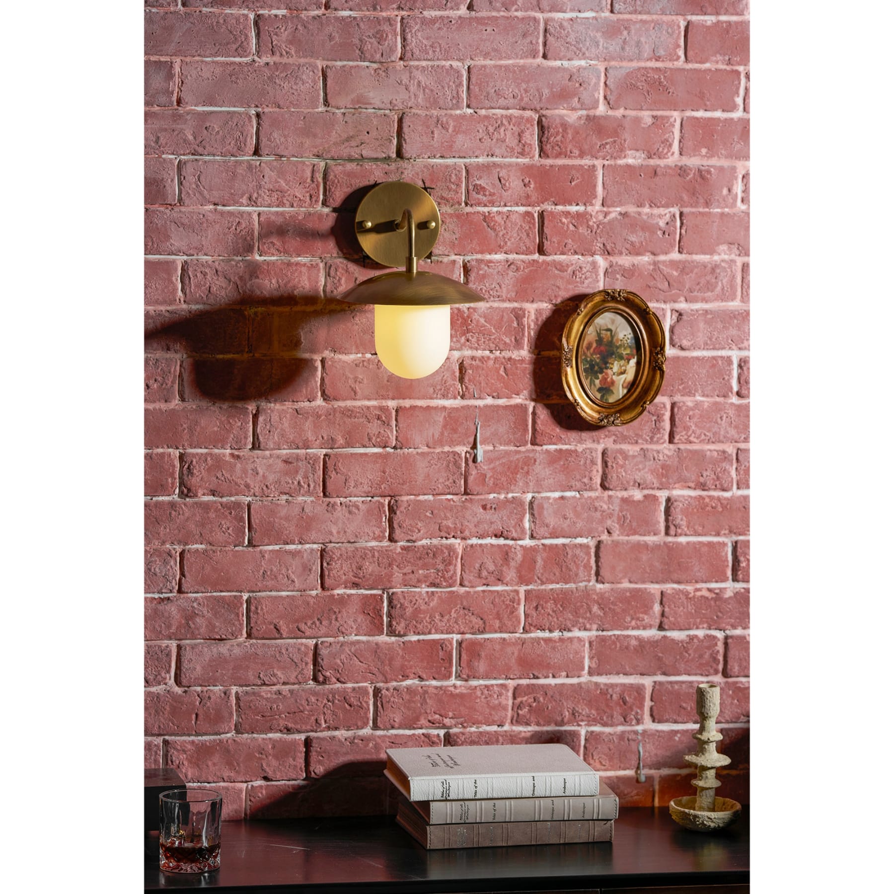 Modern Brass Wall Light