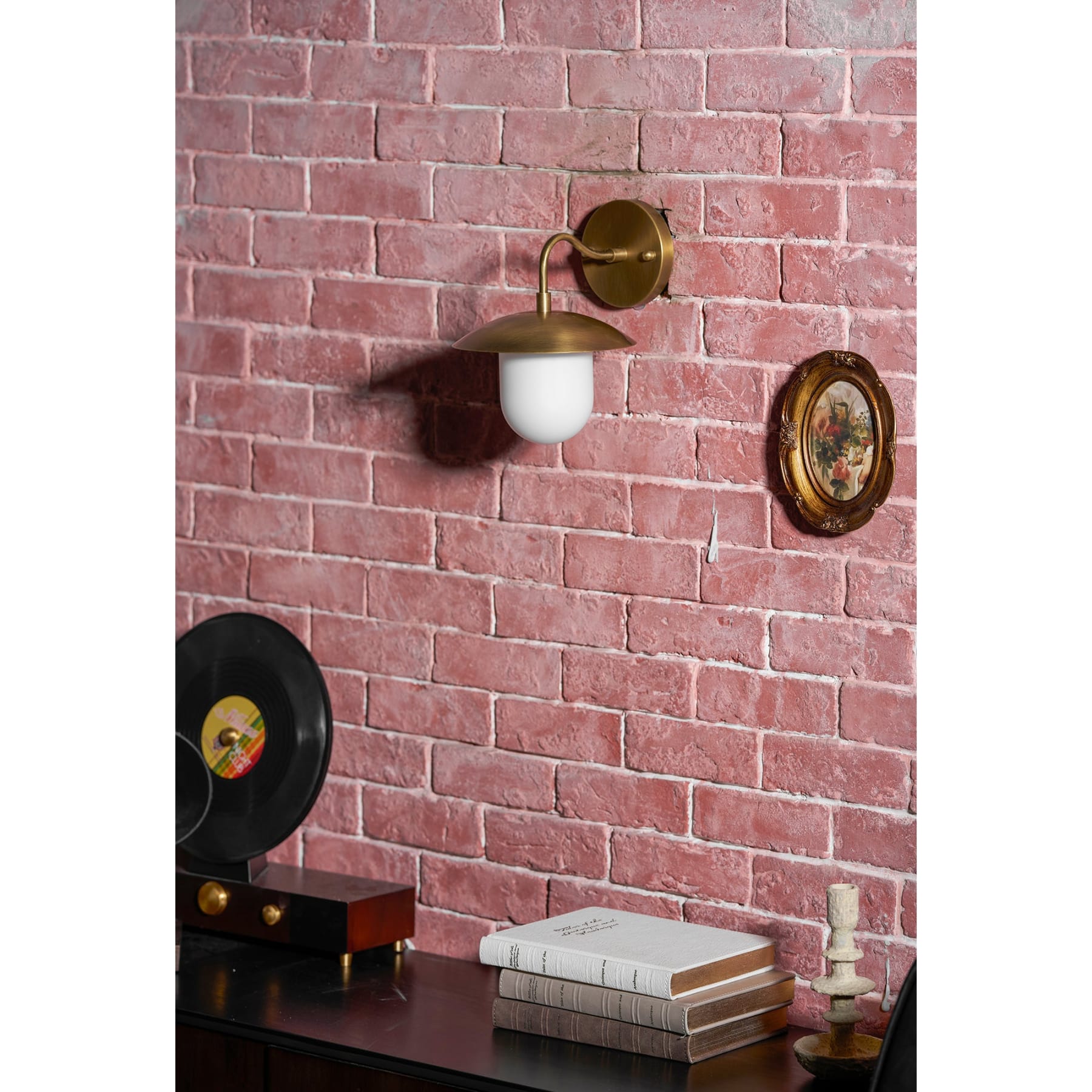 Modern Brass Wall Light