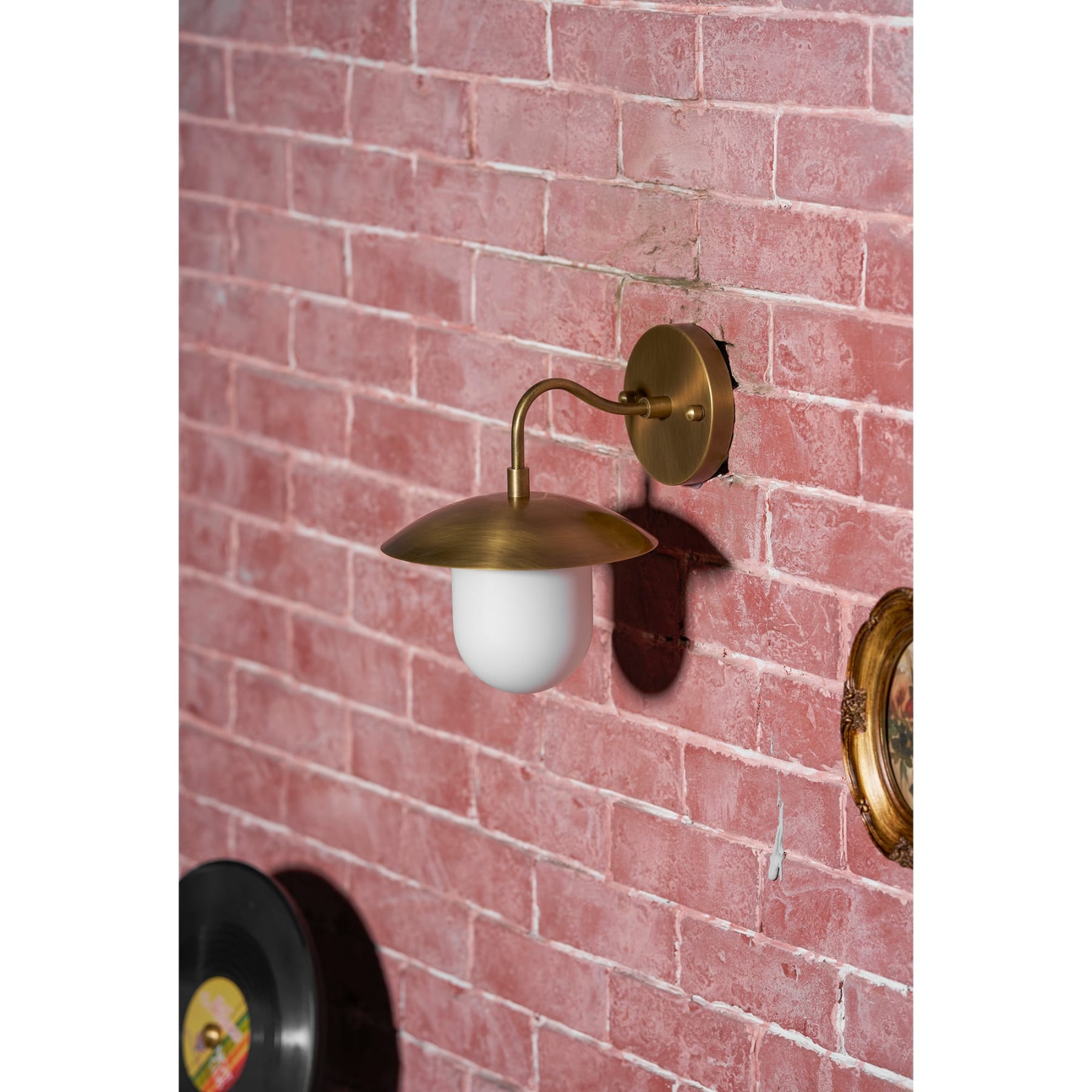 Modern Brass Wall Light