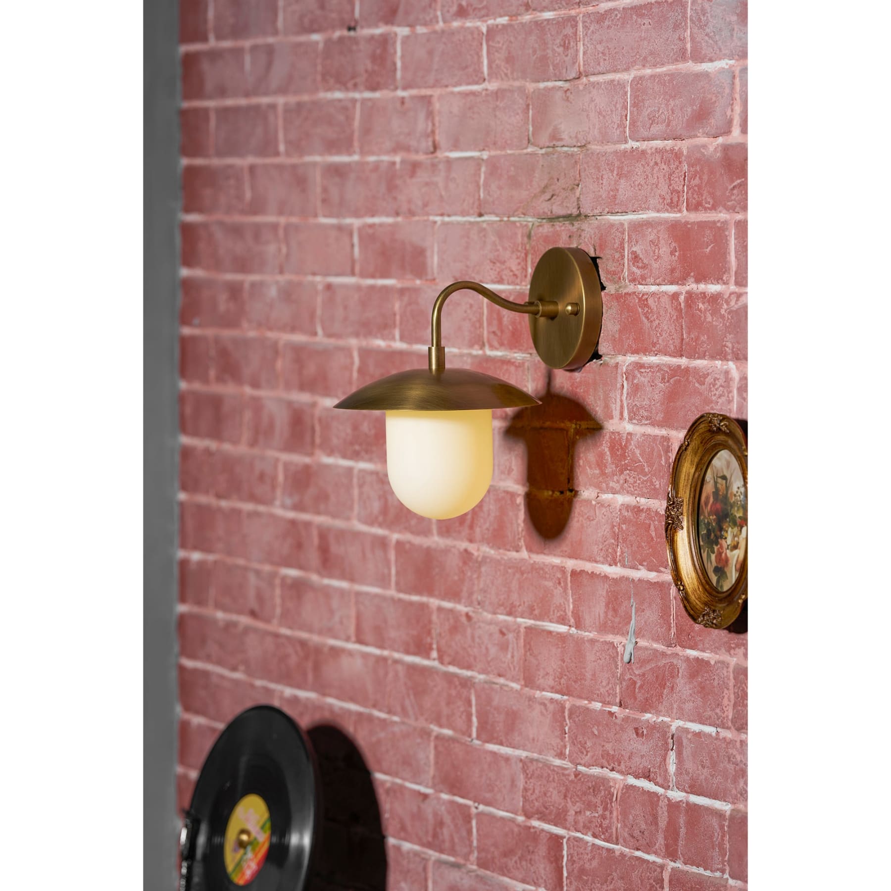Modern Brass Wall Light