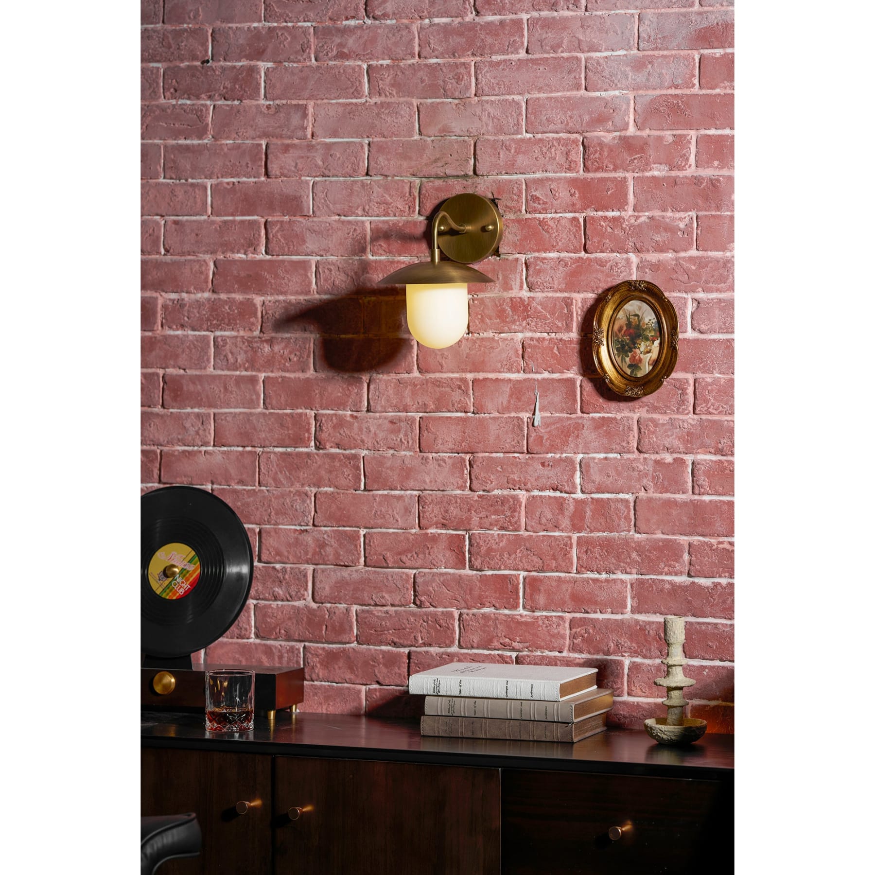 Modern Brass Wall Light