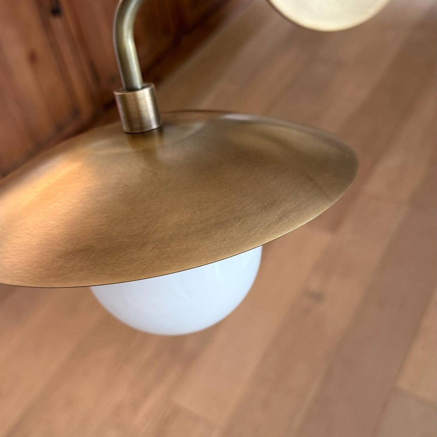 Modern Brass Wall Light
