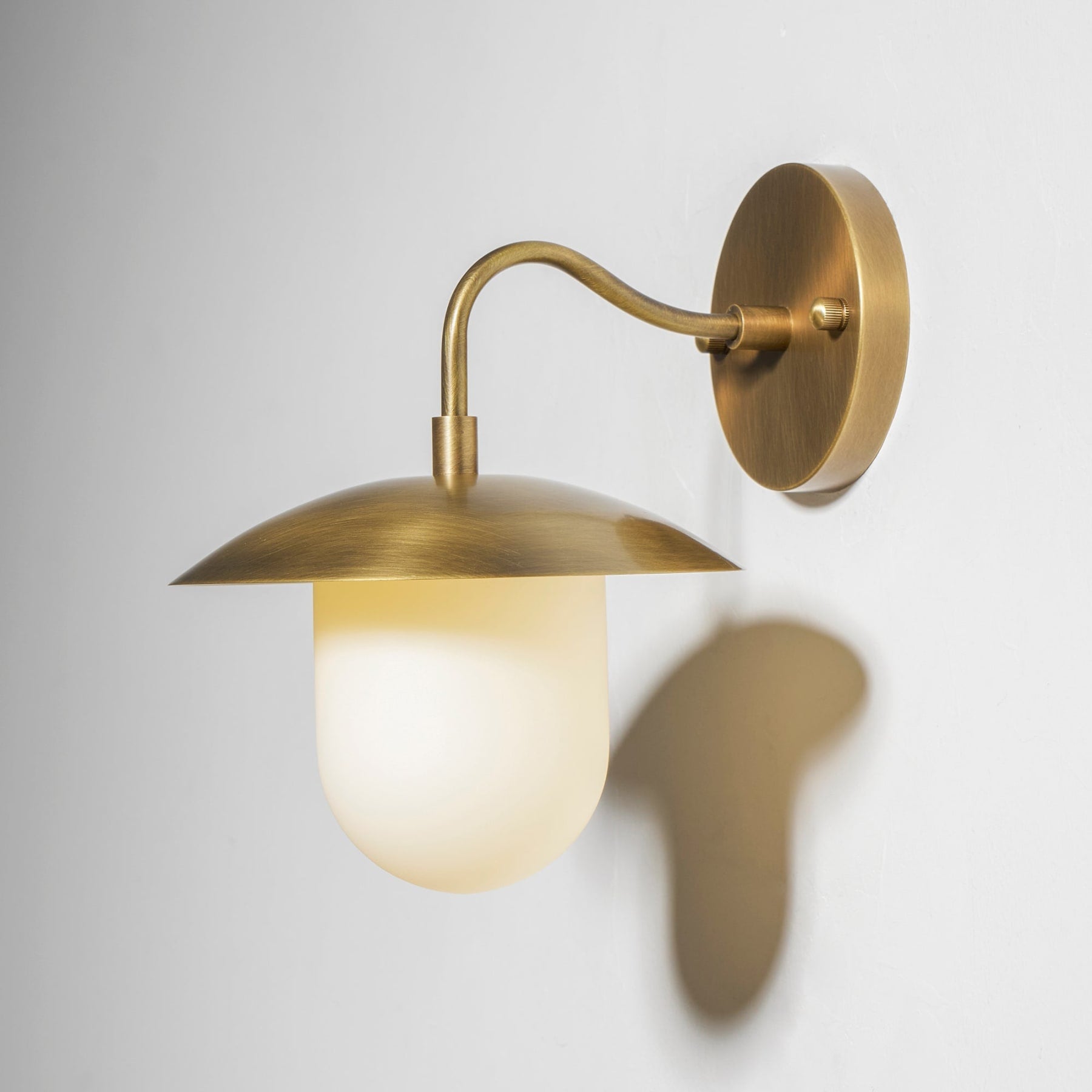 Modern Brass Wall Light