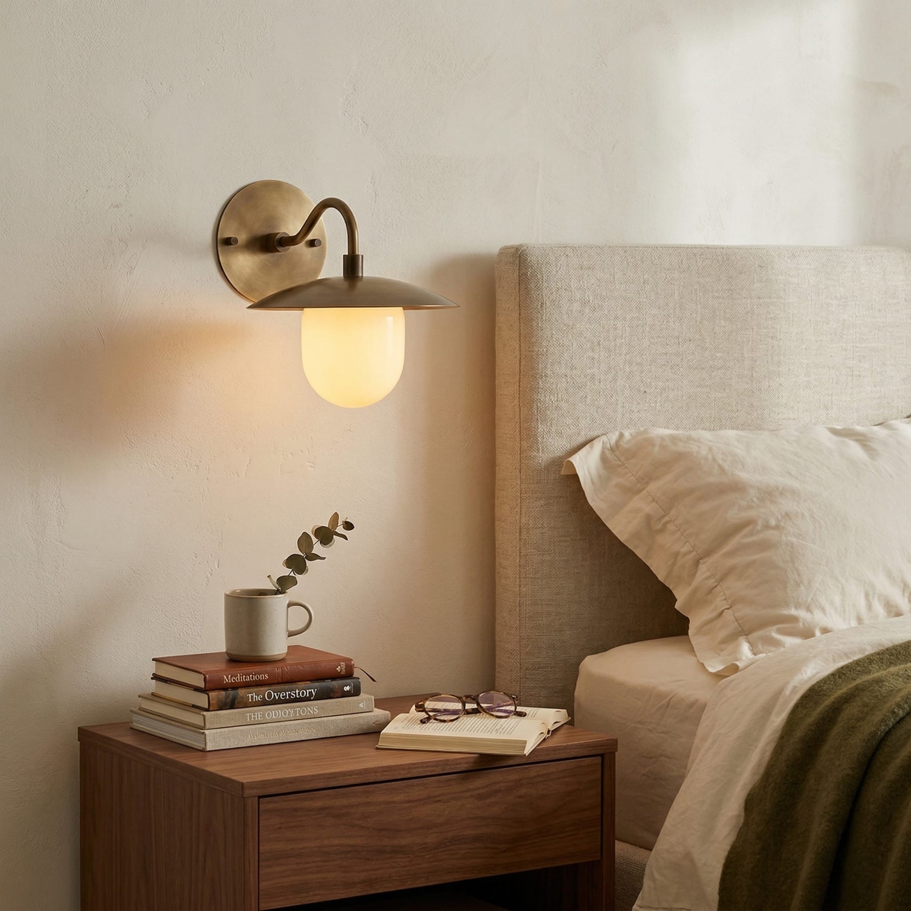 Modern Brass Wall Light
