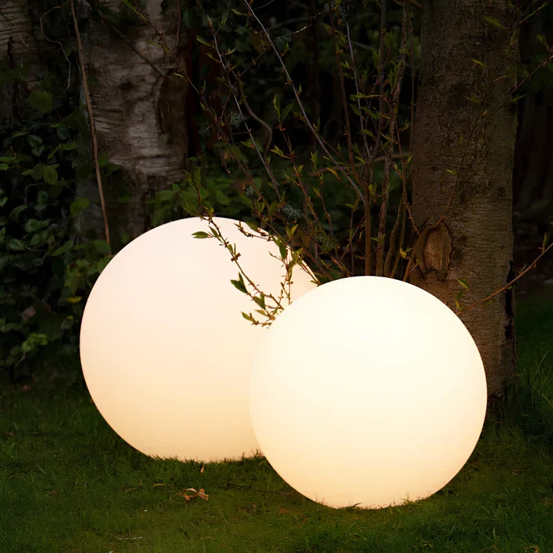 Bolvormige LED Tuinlamp voor Buiten met 16 Kleuren & Afstandsbediening