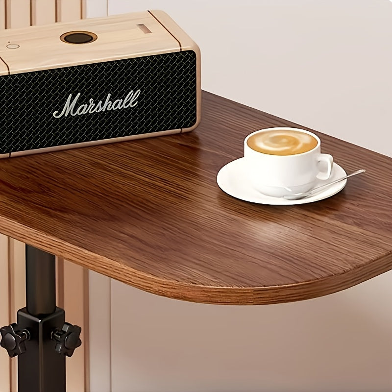 Adjustable side table with rectangular top