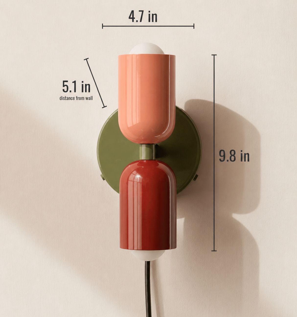 Cylindrical Wall Sconce